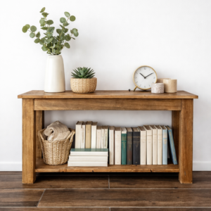 Konsolinis Staliukas -Brown Wood