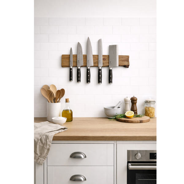 Medinis Magnetinis Peilių Laikiklis -Holder - Image 4